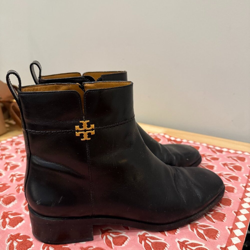 Tory Burch Black Booties - SIze 9